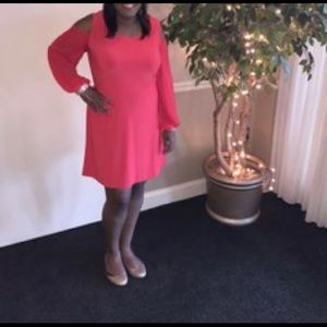 Red-Orange Party Dress